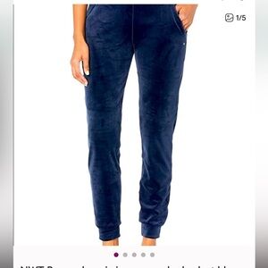 Prana Navy Velvet phoenix Jogger